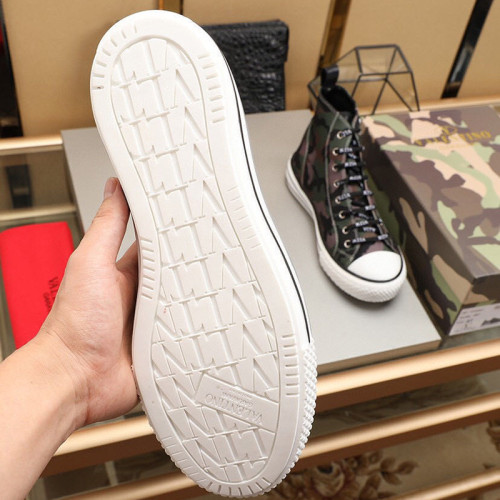 Valentino Men Shoes Fashion Design Luxury Brand Giggies High-Top Fabric Sneaker