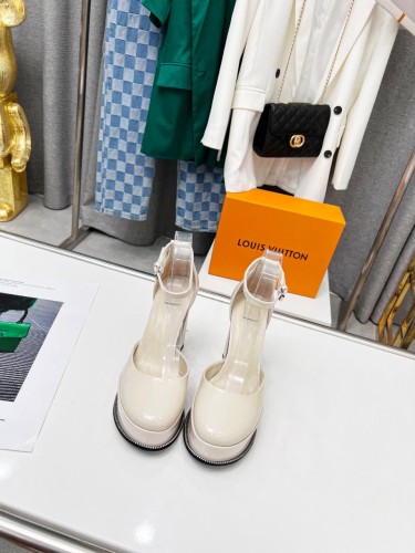 Louis Vuitton Women Shoes Sandals Fashion Summer Luxury Brand PODIUM PLATFORM SANDAL with Original Box Womens Sandals