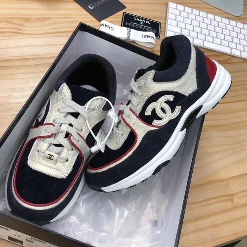 Chanel Mens Shoes Sneakers Luxury Brand Sports Shoes Breathable Design with Original Box