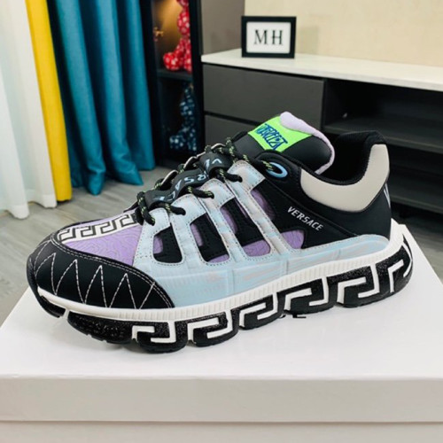 Versace Women Shoes Fashion Design Luxury Brand TRIGRECA SNEAKERS with Original Box