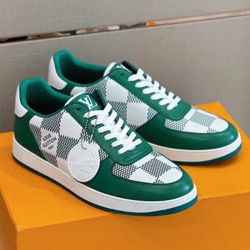 Louis Vuitton Men Shoes Fashion Sneakers RIVOLI Beverly Hills SNEAKER Luxury Brand Casual Shoes with Original Box
