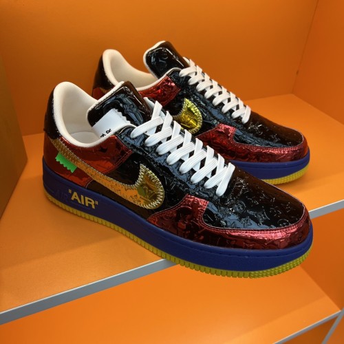 Louis Vuitton Men Shoes Fashion Sneakers Design Luxury Brand LVXNIKE Air Force Sneakers with Original Box