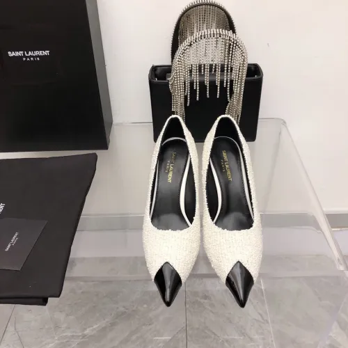 Saint Laurent YSL Womens Shoes Pumps Luxury Brand Fashion Shoes For Wedding or Party with Original box 8cm Heel