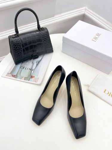 Dior Womens Shoes Sandals Fashion Pumps Luxury Brand D-Doll Quake Oblique J'ADIOR PUMP with Original Box