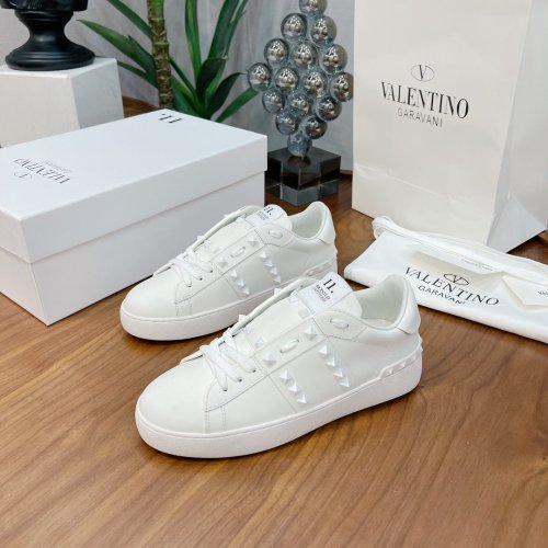 Valentino Men Shoes Fashion Design Luxury Brand OPEN SNEAKER WITH VLTN PRINT with Original Box WY0S0830BLUA01