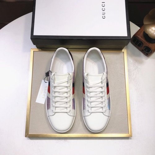 Gucci Womens Shoes Fashion Sneakers Lace-Up Luxury Brand Women's Ace Embroidered Sneaker with Original Box