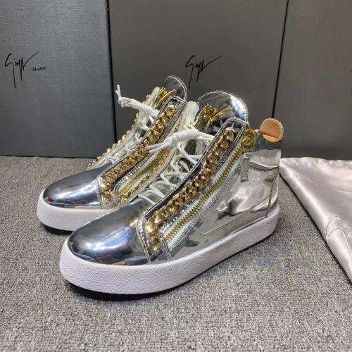Giuseppe Zanotti Mens Shoes Luxury Brand High Top Sneakers Coby