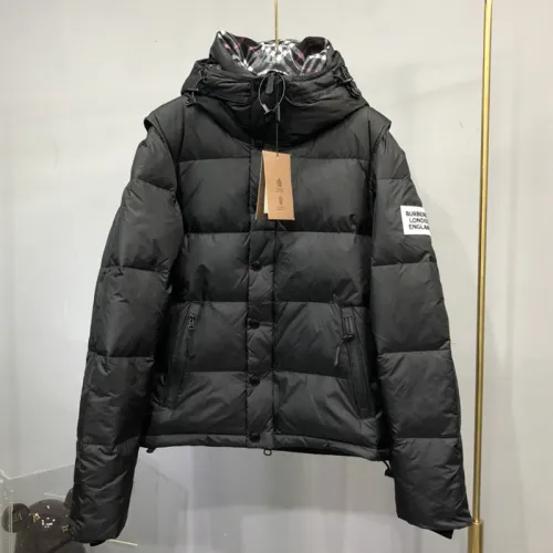 Burberry Design Mens Womens Winter Windprood Down Jackets Keep Warm 90% White Duck Down