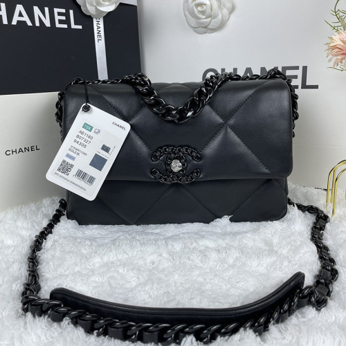 Chanel Womens Bags Shoulder Messenger Bags Chanel 19 Flap Bag Luxury Brand with Original Box