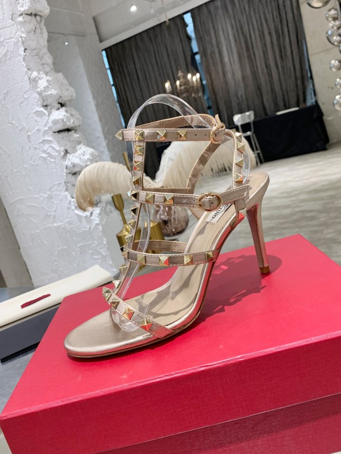 Valentino Women Shoes Mule Flip Flop Sandals ROMAN STUD SLIDE SANDAL IN QUILTED NAPPA with Original Box Luxury Brand