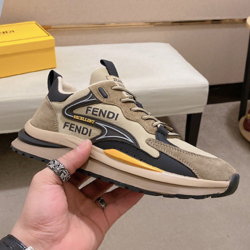 Fendi Mens Shoes Fashion Sneakers Luxury Brand Casual Shoes for Men with Original Box