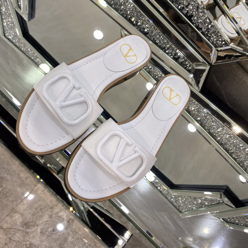 Valentino Womens Shoes Flat Mule Sandals
