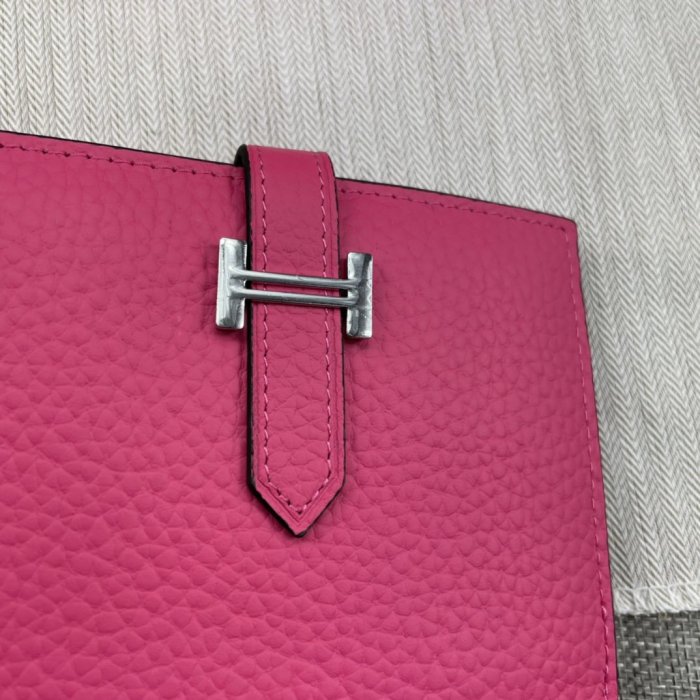 Hermes Womens Mens Wallets Purse Card Holder Leather Design Coin Bag with Original Box