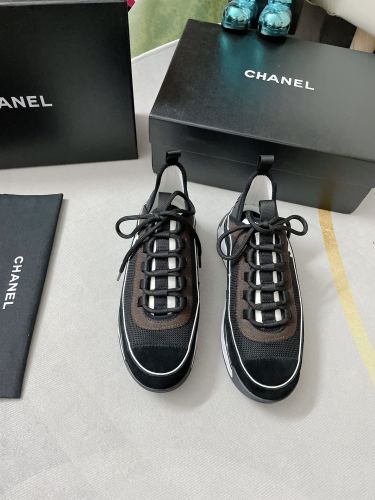 Chanel Mens Shoes Sneakers Luxury Brand Sports Shoes Breathable Design with Original Box