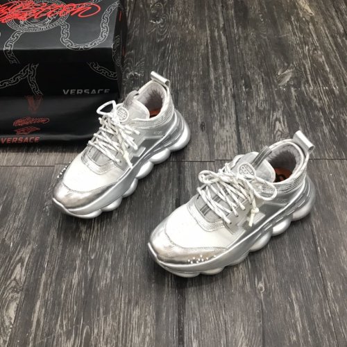 Versace Men Shoes Sneakers Fashion Design Luxury Brand Chain Reaction Sneaker