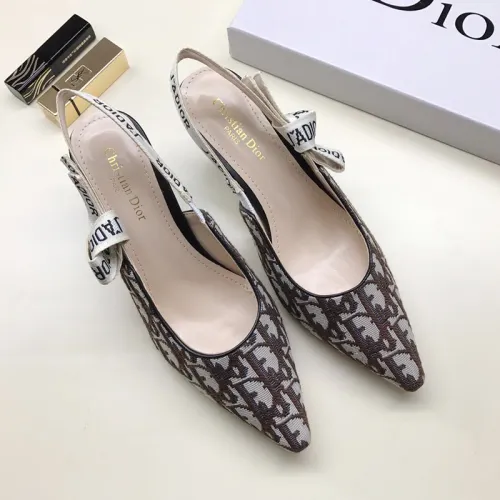 Dior Women Shoes Luxury Design Fashion Type High Heel Shoes for Wedding Style J'ADIOR SLINGBACK PUMP