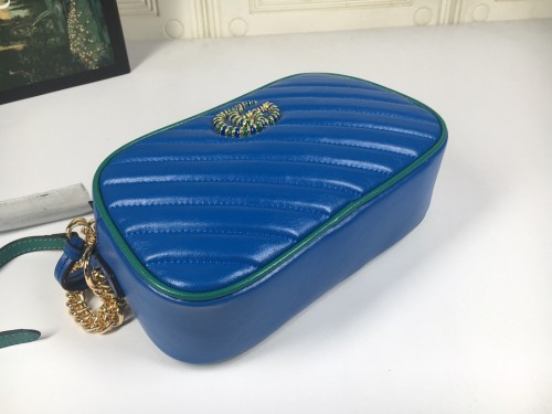 Gucci Womens Bags GG Marmont small matelassé shoulder bag Luxury Brand with Original Box 447632 DTD1T 1000