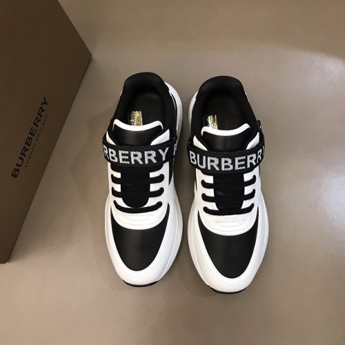 Burberry Mens Shoes Sneakers Fashion Type Luxury Brand Vintage Check Cotton Sneaker with Original Box