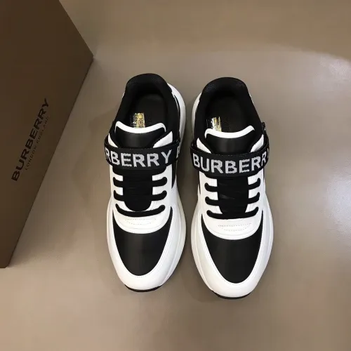 Burberry Mens Shoes Sneakers Fashion Type Luxury Brand Vintage Check Cotton Sneaker with Original Box