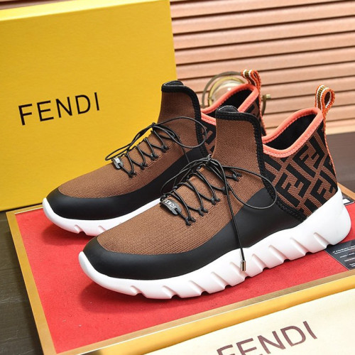 Fendi Mens Shoes Fashion Sneakers Luxury Brand Casual Shoes for Men with Original Box