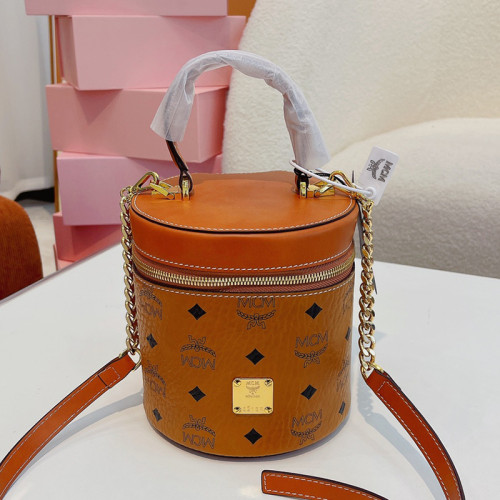 MCM Women Bags Messenger Shoulder Bag Round Luxury Brand with Original Box