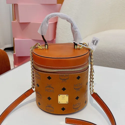 MCM Women Bags Messenger Shoulder Bag Round Luxury Brand with Original Box