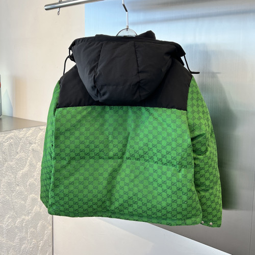 Gucci X The North Face Design Mens Womens Winter Windprood Down Jackets Keep Warm 90% White Duck Down