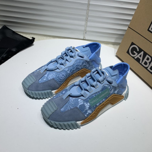 Dolce&Gabbana Womens Shoes Sneakers Luxury Brand Fashion Ns1 Slip On Sneakers In Mixed Materials