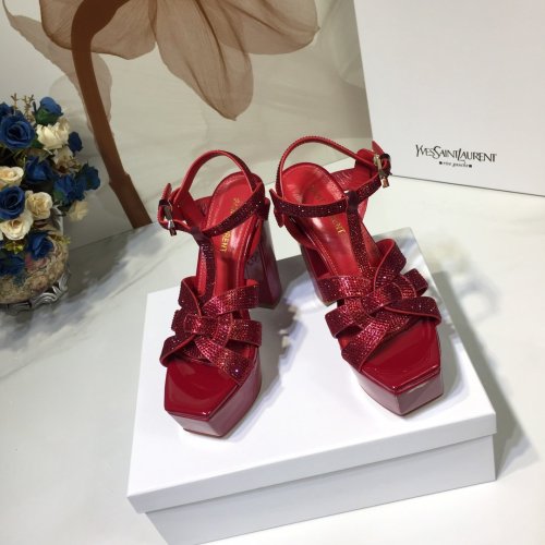 Saint Laurent YSL Womens Shoes BIANCA SANDALS 12cm
