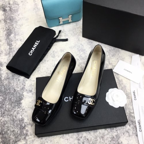 Chanel Womens Shoes Luxury Leather Pumps 7cm