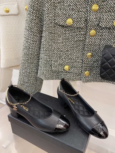 Chanel Womens Shoes Fashion Pumps Luxury Brand Design with Original Box 4.5cm Heel