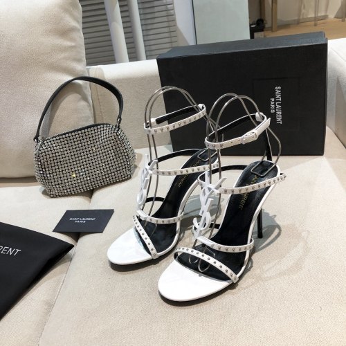 Saint Laurent YSL Womens Shoes Sandals High Heel 10.5cm