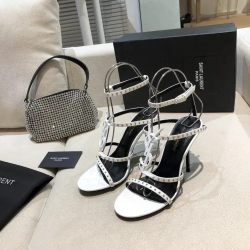 Saint Laurent YSL Womens Shoes Sandals High Heel 10.5cm