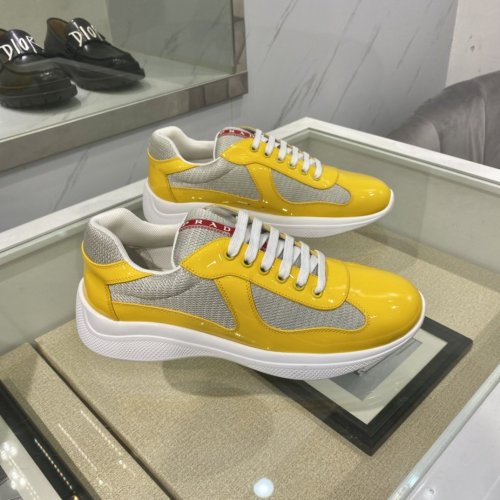Prada Mens Shoes Sneakers Casual Shoes for Men Luxury Brand White Prada PRAX 1 sneakers with Original Box 4E3576_3LFV_F0009