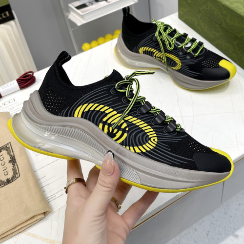 Gucci Womens Shoes Sneakers Luxury Brand Women's Gucci Run sneaker 680939 USM10 8480 with Original Box