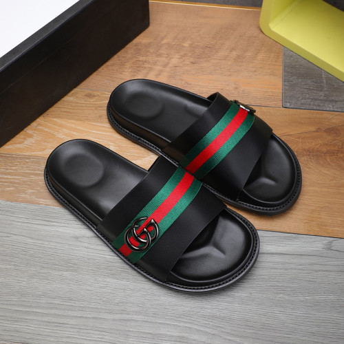 Gucci Mens Shoes Fashion Mule Luxury Brand Slides
