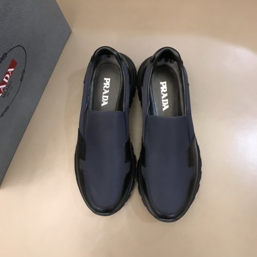 Prada Mens Shoes Sneakers Casual Shoes for Men Luxury Brand Breathable Fashion Sneakers with Original Box