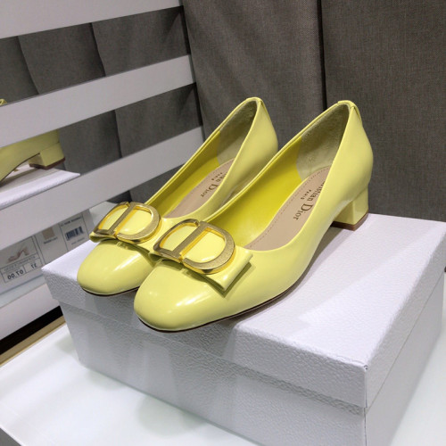 Dior Womens Shoes Leather Pump Low Heel 3.5cm