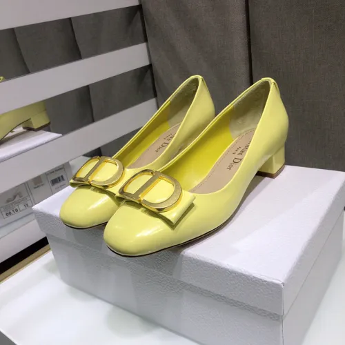 Dior Womens Shoes Leather Pump Low Heel 3.5cm