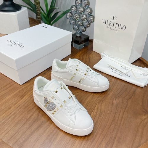 Valentino Men Shoes Fashion Design Luxury Brand OPEN SNEAKER WITH VLTN PRINT with Original Box WY0S0830BLUA01