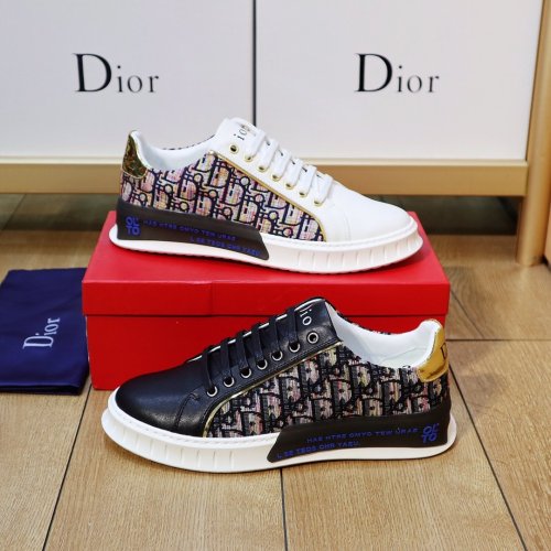 Dior Mens Shoes Sneakers Luxury Brand Breathable Design Casual Shoes for Men with Original Box
