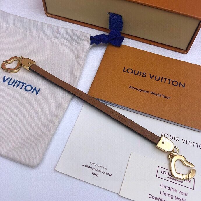 Louis Vuitton Luxury Men Womens Bracelet M6758F
