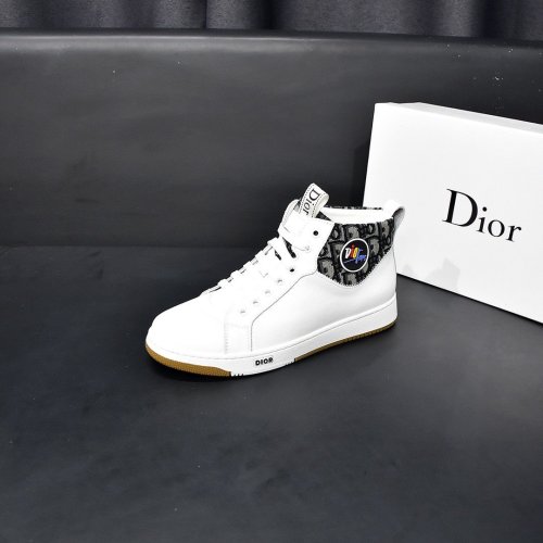 Dior Mens Shoes Sneakers Luxury Brand Breathable Design Casual Shoes for Men with Original Box