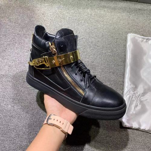 Giuseppe Zanotti Mens Shoes Luxury Brand High Top Sneakers Coby