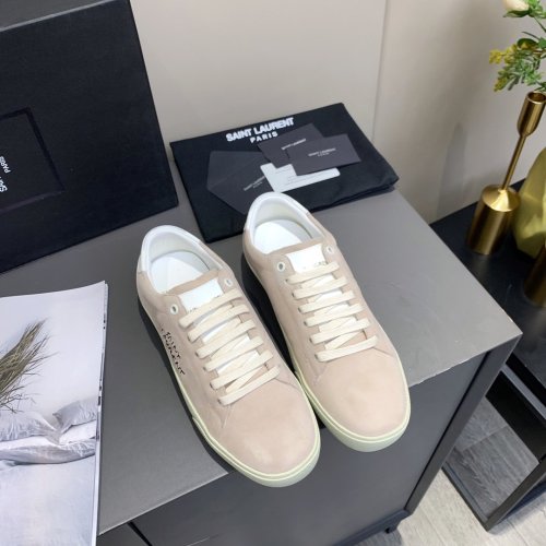 Saint Laurent YSL Men Womens Shoes COURT CLASSIC SL/06 EMBROIDERED SNEAKERS