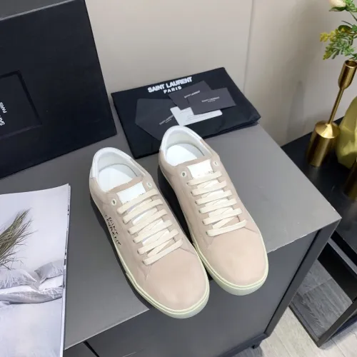 Saint Laurent YSL Men Womens Shoes COURT CLASSIC SL/06 EMBROIDERED SNEAKERS