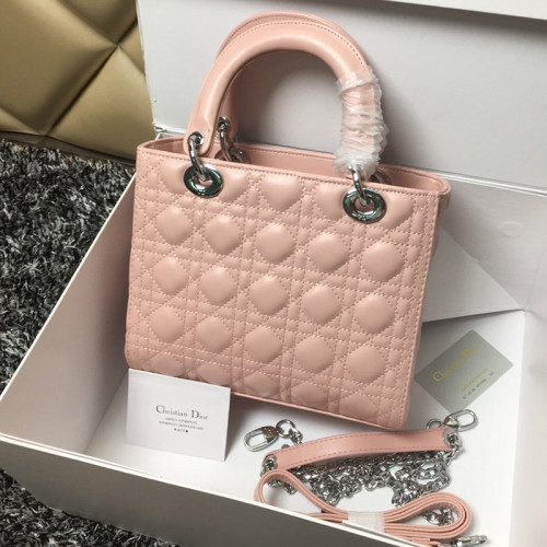 Dior Womens Bags Handbags Luxury Fashion MEDIUM LADY D-LITE BAG with Original Box