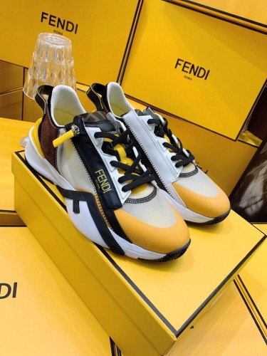 Fendi Mens Shoes Fashion Sneakers Luxury Brand Casual Fendi Flow Low-Top Sneakers Shoes for Men with Original Box