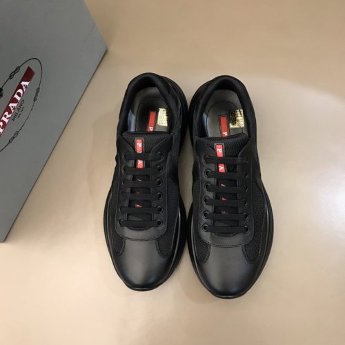 Prada Mens Shoes Sneakers Casual Shoes for Men Luxury Brand Breathable Fashion Sneakers with Original Box