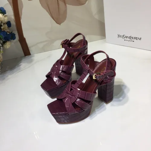 Saint Laurent YSL Womens Shoes BIANCA SANDALS 12cm